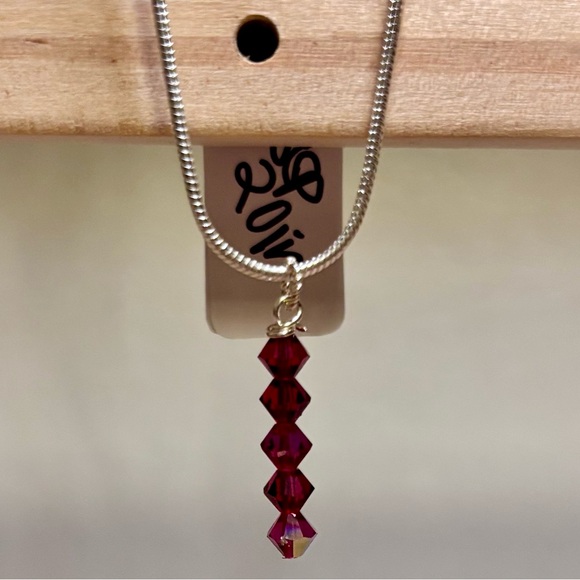 Swarovski drop bar crystal necklace - Picture 1 of 1